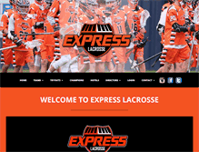 Tablet Screenshot of expresslacrosse.com